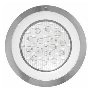 LAMPARA LED PARA ALBERCA DLX.9".C.AC.INOX. 25W 12VCA