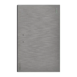 BF01/3-P - BF01/3-B- PLACA PLANA CON 1 INTERRUPTOR DE ESCALERA PLATA FLAT LUCEK