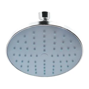 RGRD327PL6 REGADERA REDONDA 6" CROMO/NEGRO GENFLUX