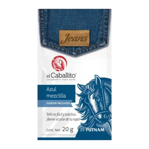 COLORANTE AZUL MEZCLILLA JEANS 20GR. El Caballito