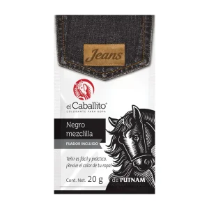 COLORANTE NEGRO MEZCLILLA 20GR. El Caballito