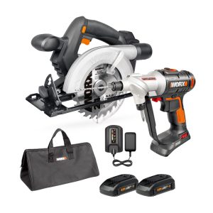 KIT COMBINADO TALADRO, SIERRA Y LAMPARA WX959L WORX